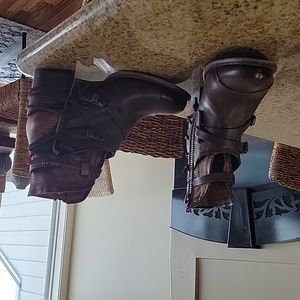 Leather Freebird Boots